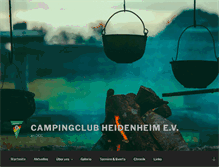 Tablet Screenshot of campingclub-hdh.de